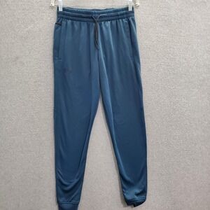 Under Armour Men Activewear Pants Medium Blue Jogger ColdGear Loose Drawstring